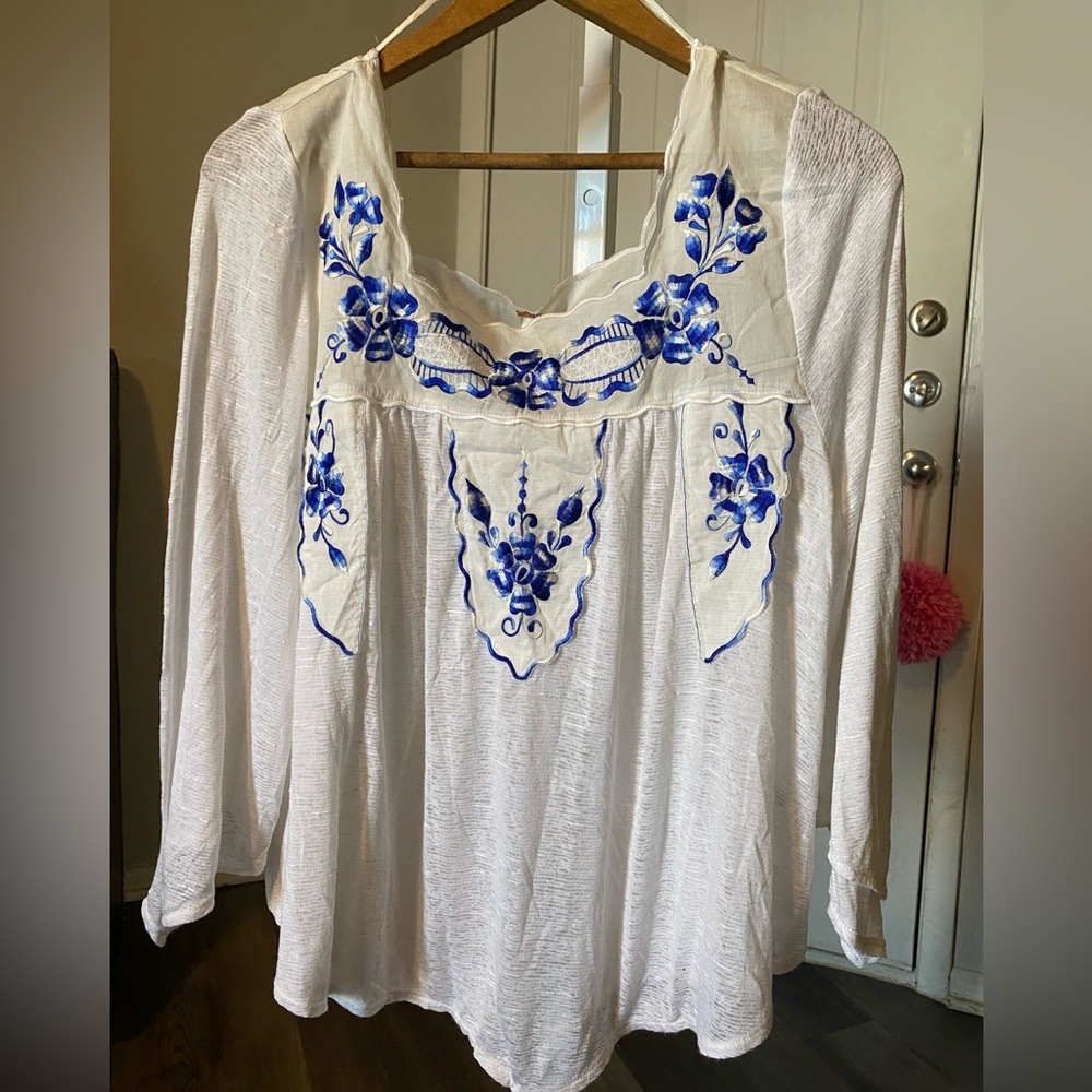 FREE PEOPLE BOHO BLOUSE